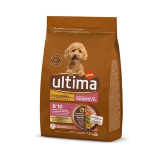 ULTIMA Small Digestive Wellbeing, XS-S, Saumon, nourriture sèche pour chiens, système digestif, 1.5kg
