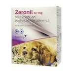 ZERONIL, vermifuge externe pour chiens, XS-S (2 - 10kg), pipettes, 67mg x 6pcs