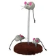 Trixie, slinger met 3 muizen, speelgoed, katten, pluche, veelkleurig