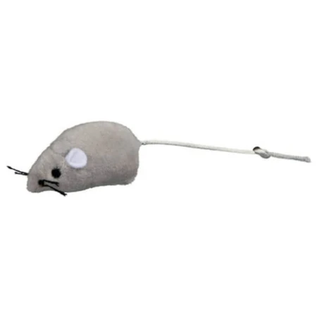 Trixie, mouse toy, cats, plush, gray, 5cm