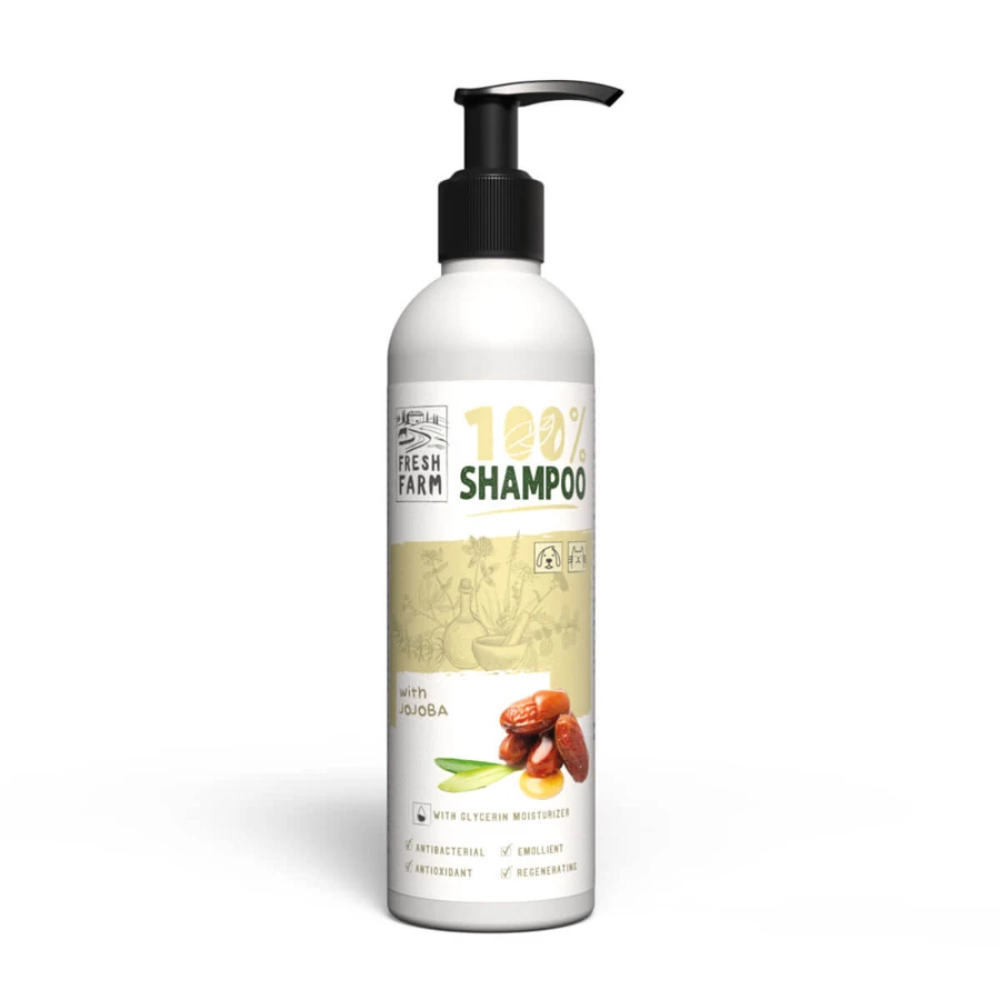 FRESH FARM Jojoba, XS-XL, Shampoo für Hunde, Flasche, 250ml