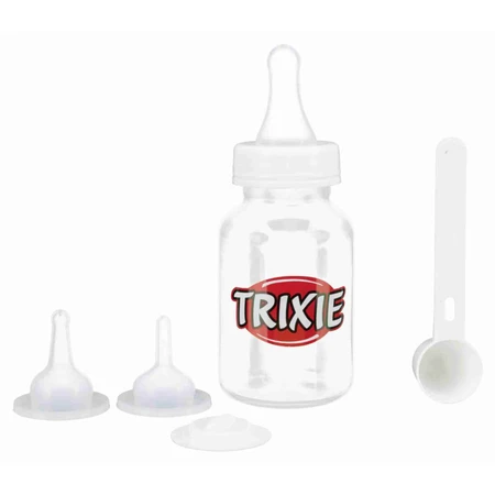 TRIXIE, bottiglia per cani e gatti, plastica, bianca, 0,12l