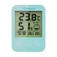 Thermohygrometer mit Digitalanzeige, blau, Alecoair