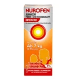 Nurofen Junior Koorts- en Pijnstillersapje Aardbei 40 mg/ml suspensie, 100 ml