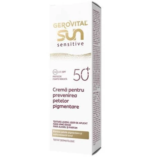 Sun Sensitive Anti Pigmentvlekken Gezichtscrème SPF 50+ Sun Sensitive, 50 ml, Gerovital