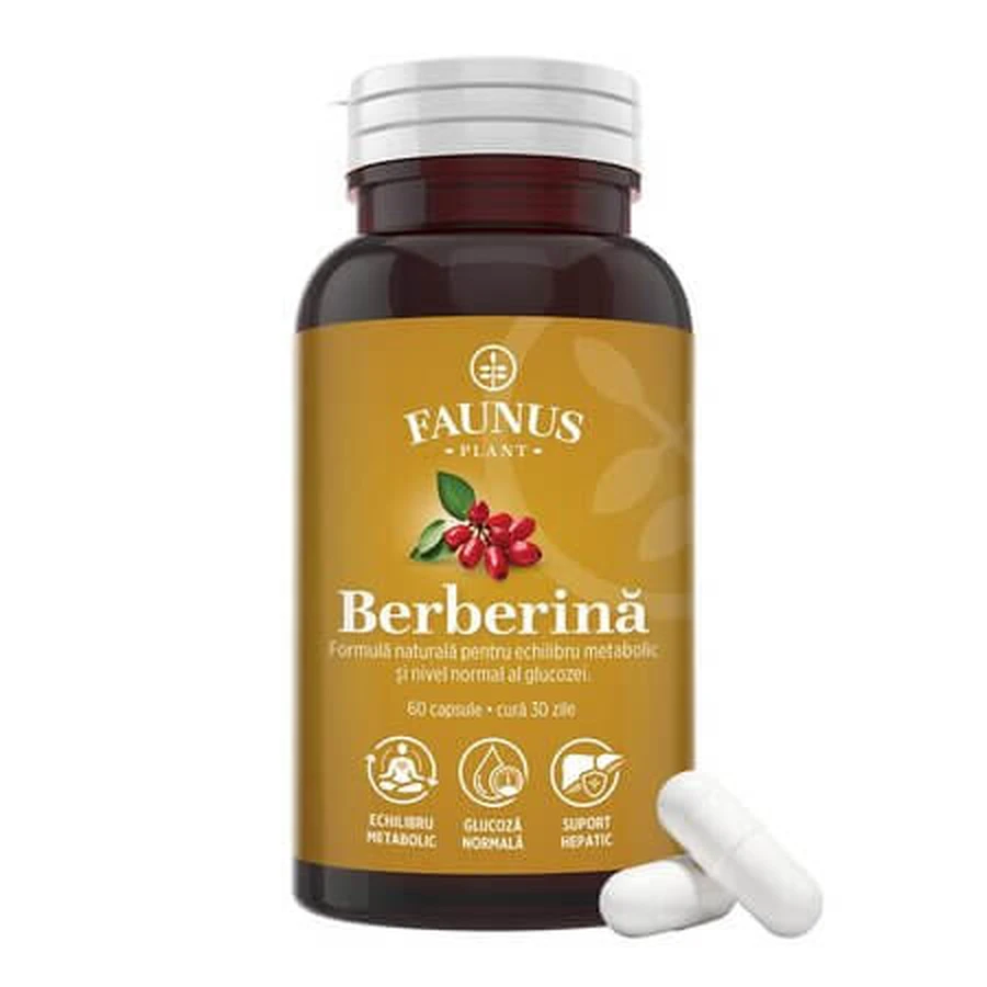 Berberine, 60 capsules, Faunus