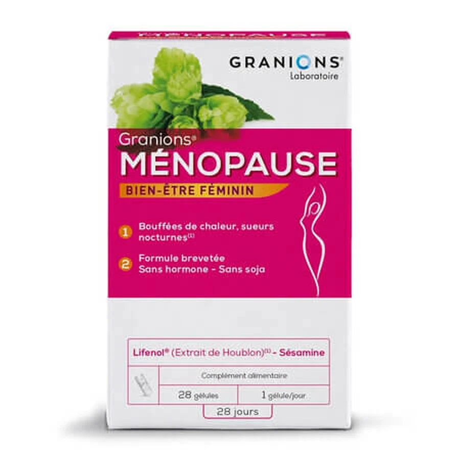 Menopauze, 28 capsules, Granions