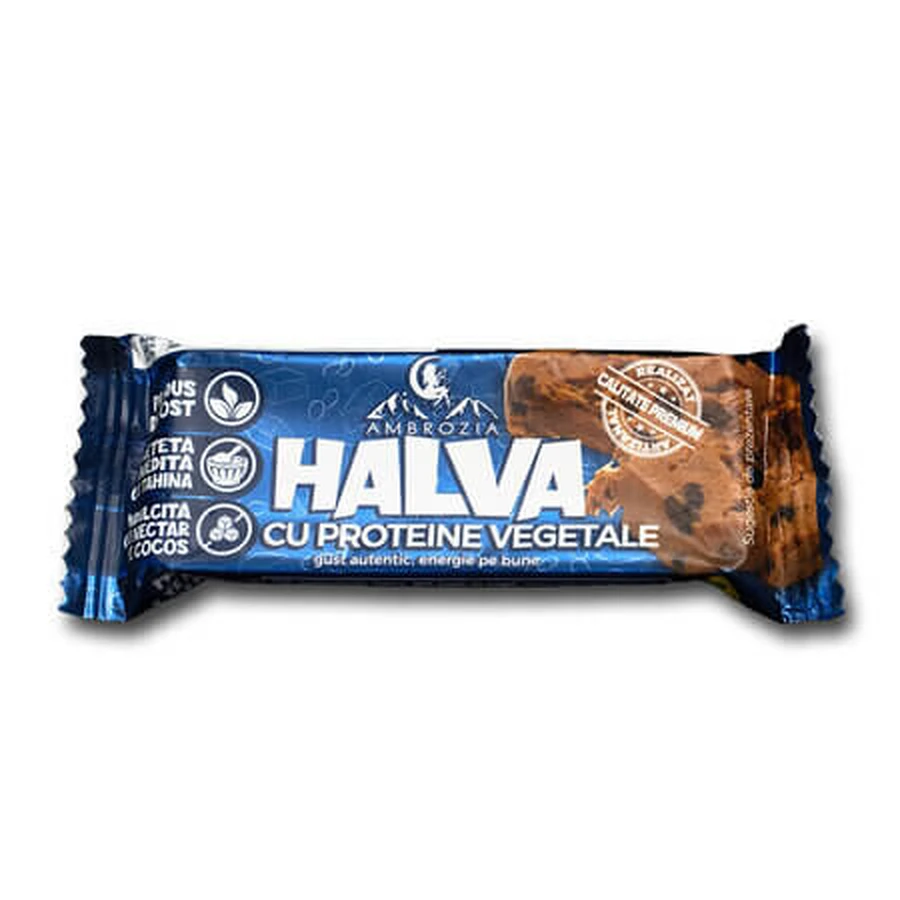 Halva con proteine vegetali, 50 g, Hiper Ambrosia