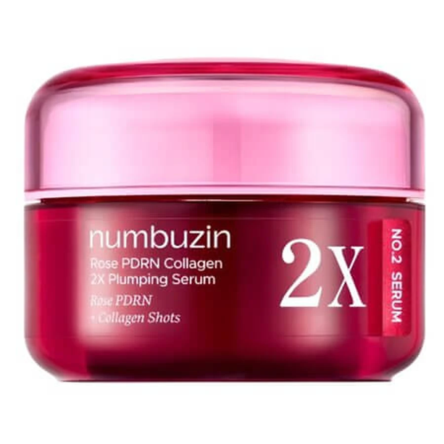 Suero con PDRN y colágeno para una hidratación intensa y volumen No.2 2X, 30 ml, Numbuzin