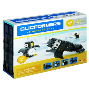 Baukasten Clicformers- Mini-Tier-Set 30 Teile