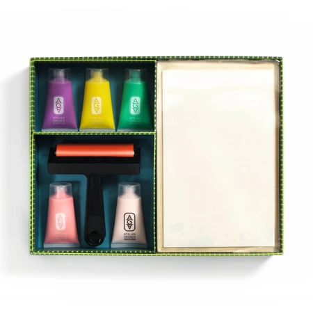 Creatieve workshop 46 voor volwassenen Gelprinten, Djeco