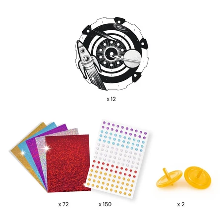 Gioco creativo pupazzi Cosmos fai da te, Djeco