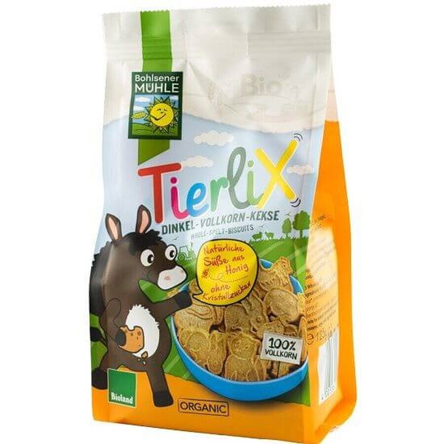 Tierlix spelt flour biscuits, 125 g, Bohlsener Muhle