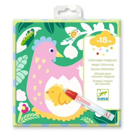 Set de pintura al agua Animales de jardín, Djeco