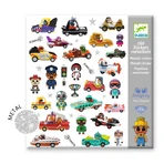 Metalen stickers Voertuigen, Djeco