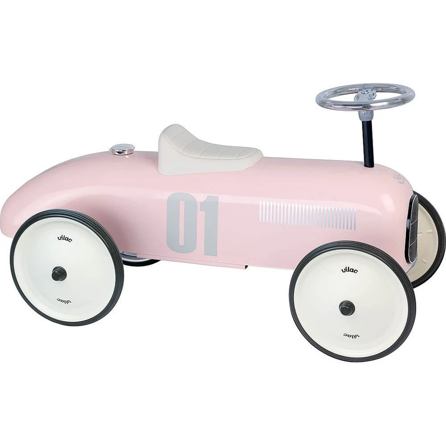 Masinuta Ride-On Metalica Vintage - Roz - Vilac