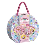 2 in 1 creative studio with unicorns, diamond painting and bracelets