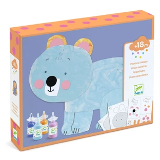 Juego de pintura creativa para niños pequeños Explorar a través del color, Djeco