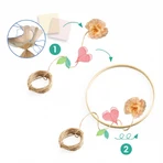 Joc creativ DIY Coronita cu flori Dalia, Djeco