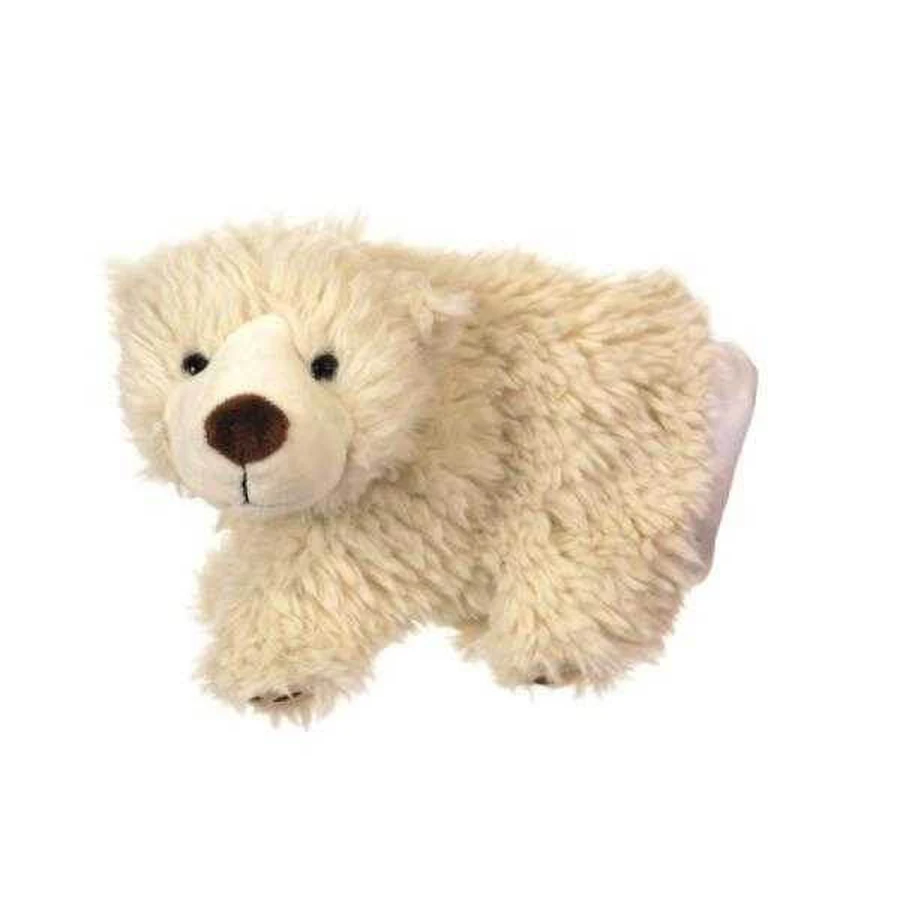 Polar bear hand doll