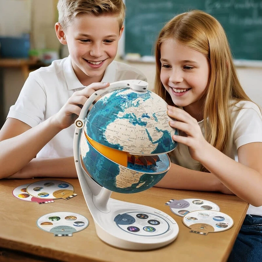 Interactive STEM game Earth globe, TopBright