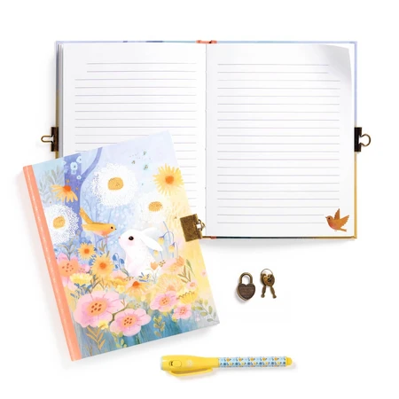 Bunny secret diary with magic pen, Djeco