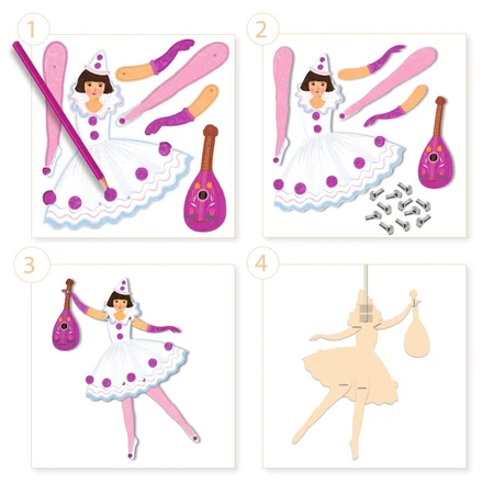 Kreativ-Set Ballerinas, Djeco