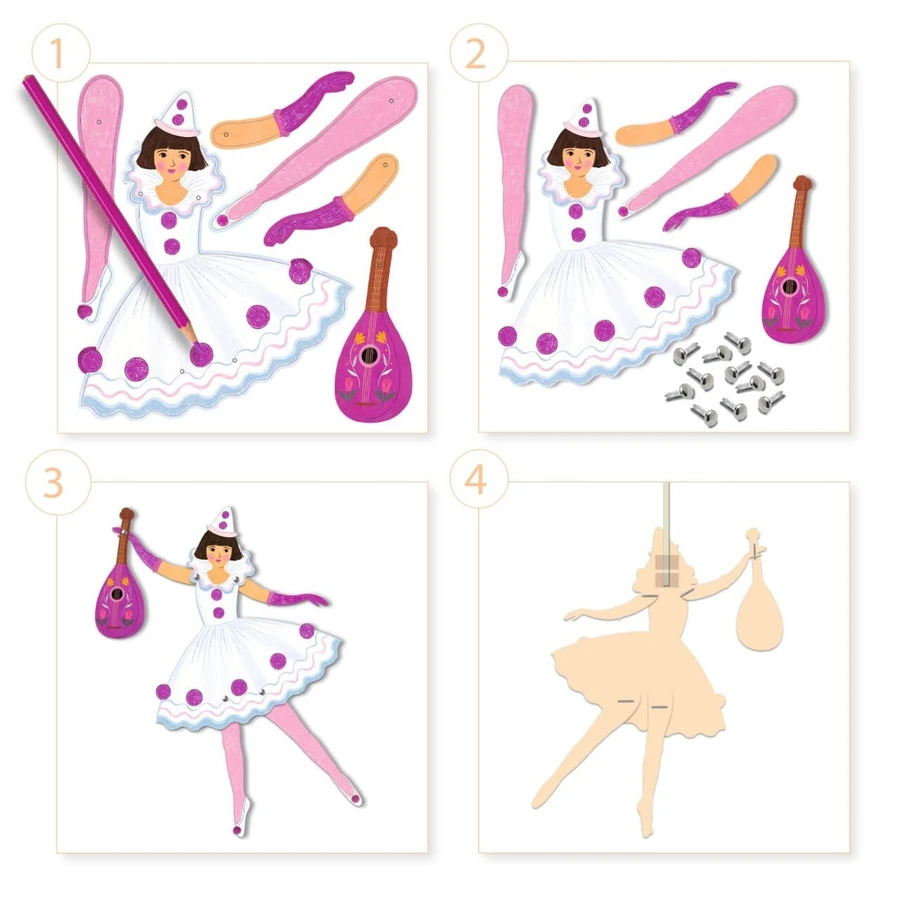 Kreativ-Set Ballerinas, Djeco