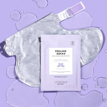 Voesh, șosete exfoliante pentru picioare, 2 perechi