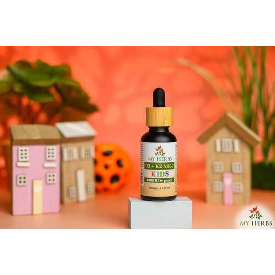 My Herbs D3+K2 MK-7 Kids, druppels, 30 ml