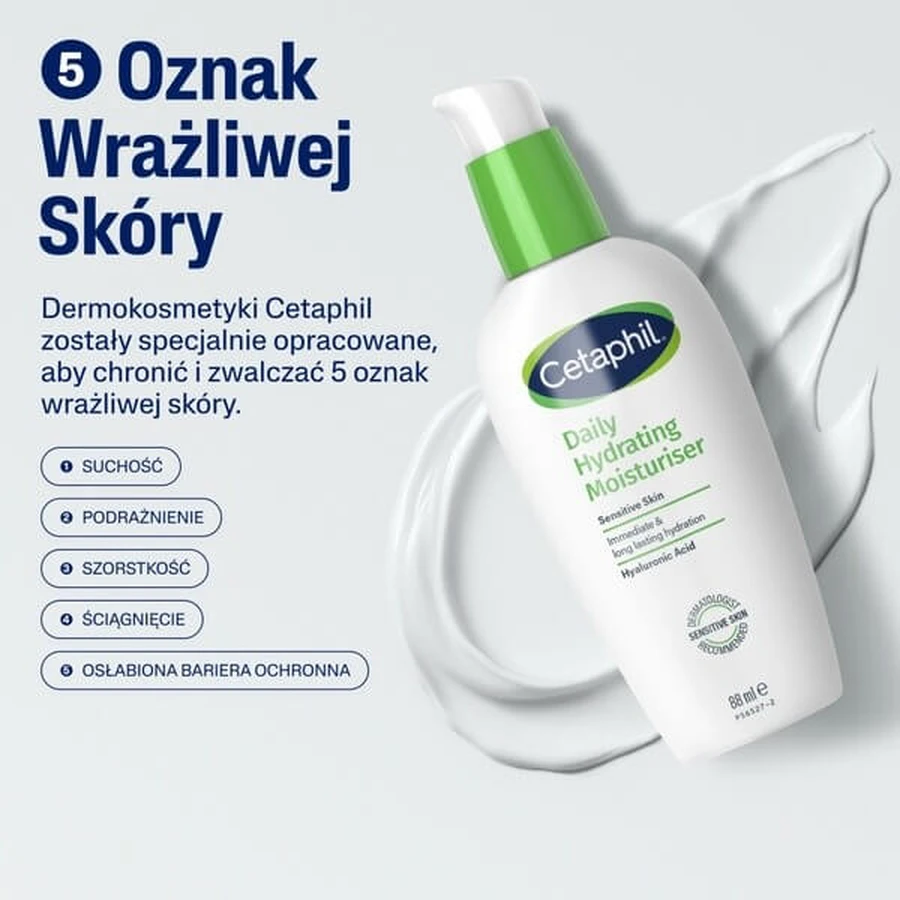 Cetaphil Daily Hydrating Moisturiser, cremă hidratantă de zi, 88 ml