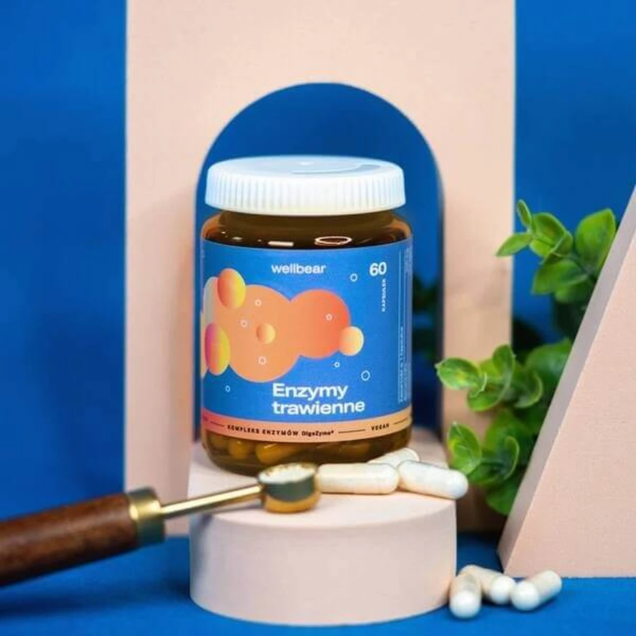 Wellbear Enzime digestive, capsule, 60 buc.