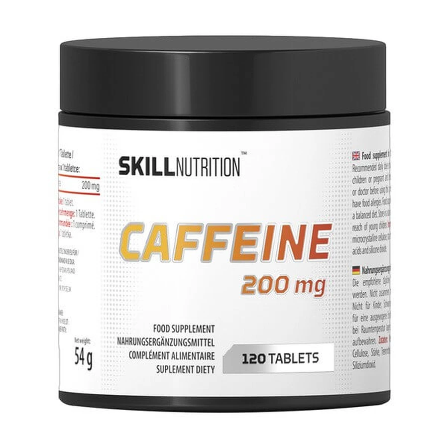 Skill Nutrition Cafeină 200 mg, comprimate, 120 buc.