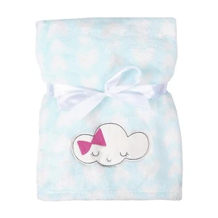 Babymatex, RICCO blanket with embroidery 75x100 cm, cloud, 1 pc.