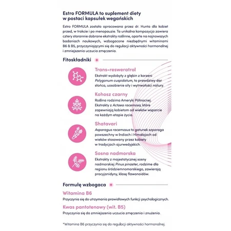 Dr Hunt Estro Formula, kapsułki, 30 szt,: ceny i cechy