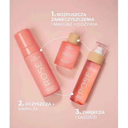 Cocosolis Rose, tónico facial calmante con rosa damascena, cactus y coco, 100 ml