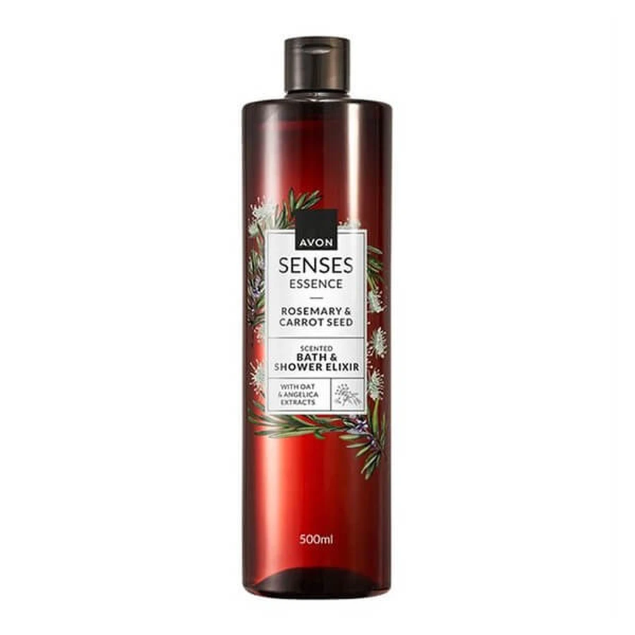 Avon Senses Essence, bad elixer, Rozemarijn en Wortelzaad, 500 ml