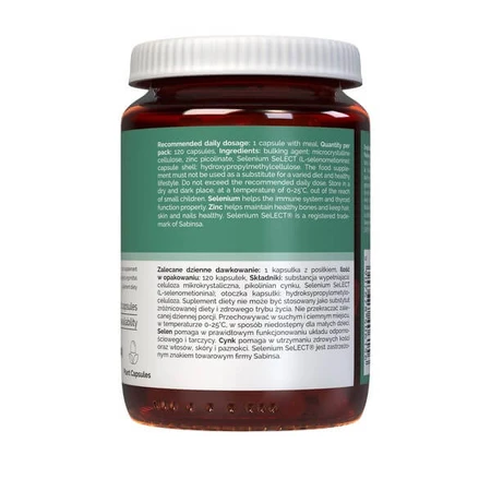 Vitaler's Zink 15 mg + Selen 200 µg, Kapseln, 120 Stk.