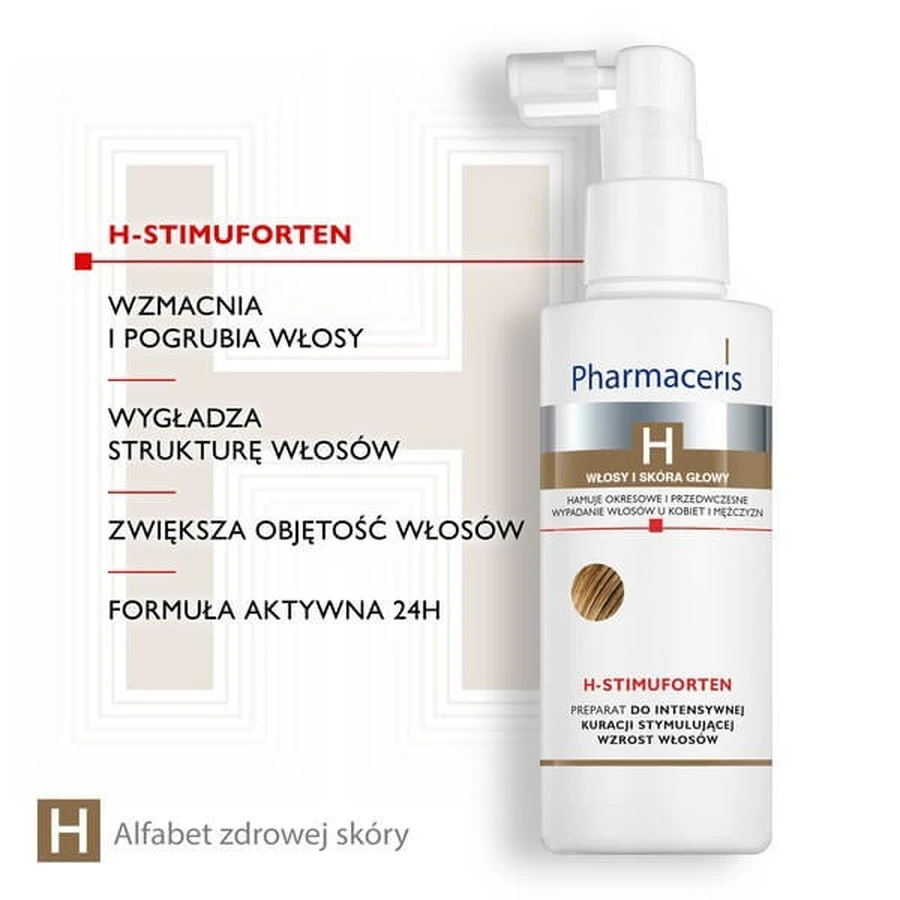 Pharmaceris H Set, Spezialshampoo zur Stimulierung des Haarwachstums, 250 ml + Intensivkur zur Stimulierung des Haarwachstums, 125 ml