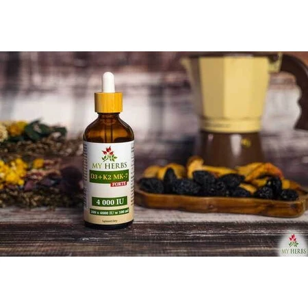 My Herbs D3 + K2 MK-7 Forrte, druppels, 100 ml