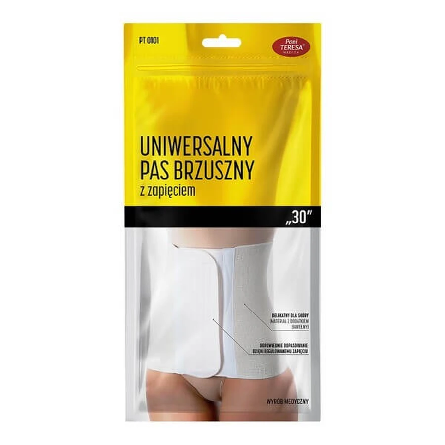 Ms. Teresa, universal opening abdominal belt, width 30 cm, size S