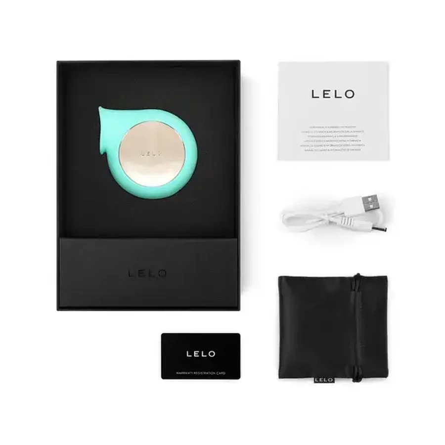LELO Sila, sonische clitorisstimulator, Aqua, 1 st.