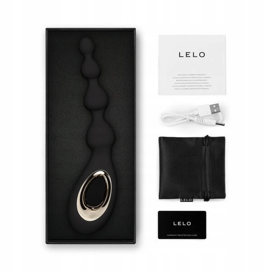 Lelo Soraya Beads Zwart, anaal massager, 1 st.