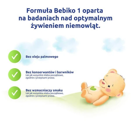 Bebiko 1 nutriFLOR Expert, Säuglingsmilch für Säuglinge ab Geburt, Pulver, 550 g