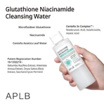 APLB Glutathion Niacinamide Reinigingswater, micellair water met gluathion en niacinamide, 160 ml