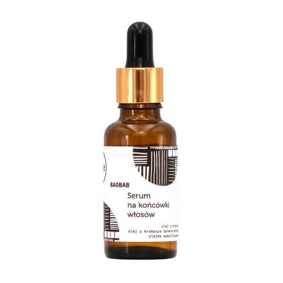 LaLe Baobab, ser pentru vârfurile părului, 30 ml