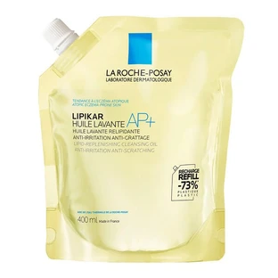 La Roche-Posay Lipikar, AP+ ulei de curățare cu reumplere lipidică, reumplere, 400 ml