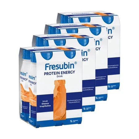 Fresubin Protein Energy Drink, vloeibaar met tropische fruitsmaak, 16x200 ml