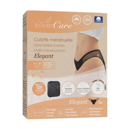 Silver Care Elegant, Chiloți menstruali, mărimea M, 1 buc.