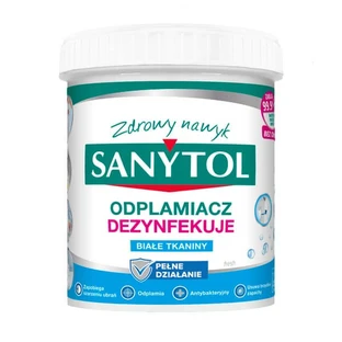 Sanytol, desinfecterend vlekkenverwijderingspoeder, voor witte stoffen, 450 g
